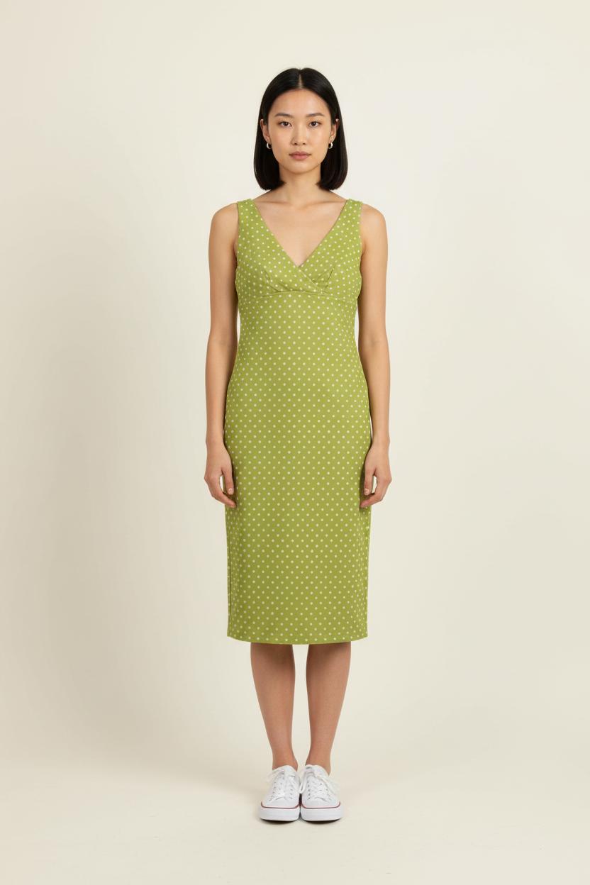 Short & Midi Dress ROUJE - Seconde Main Green