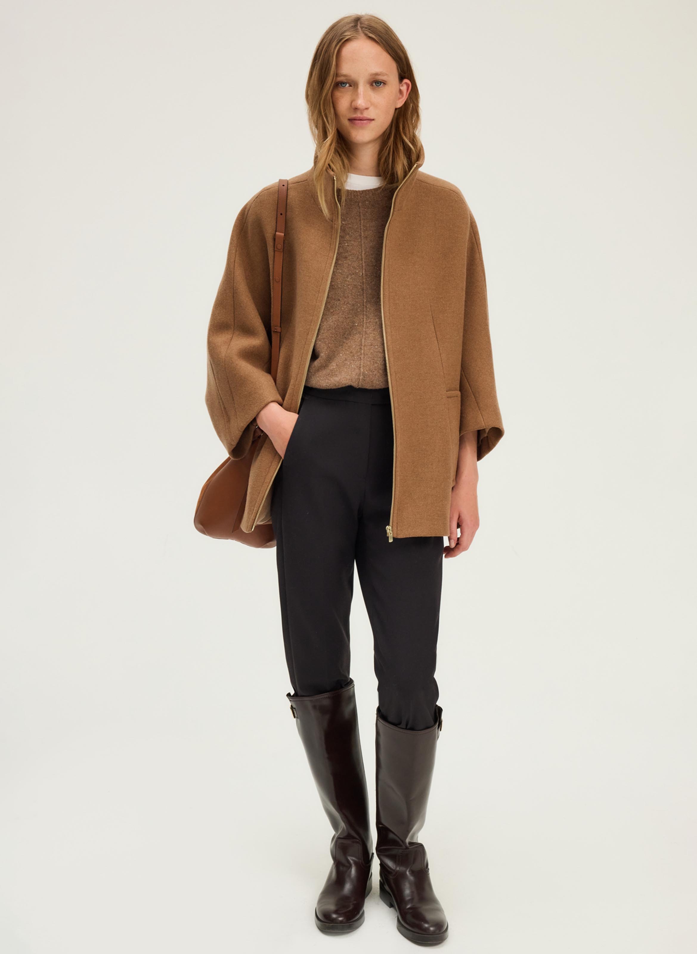 Carina coat PABLO Brown