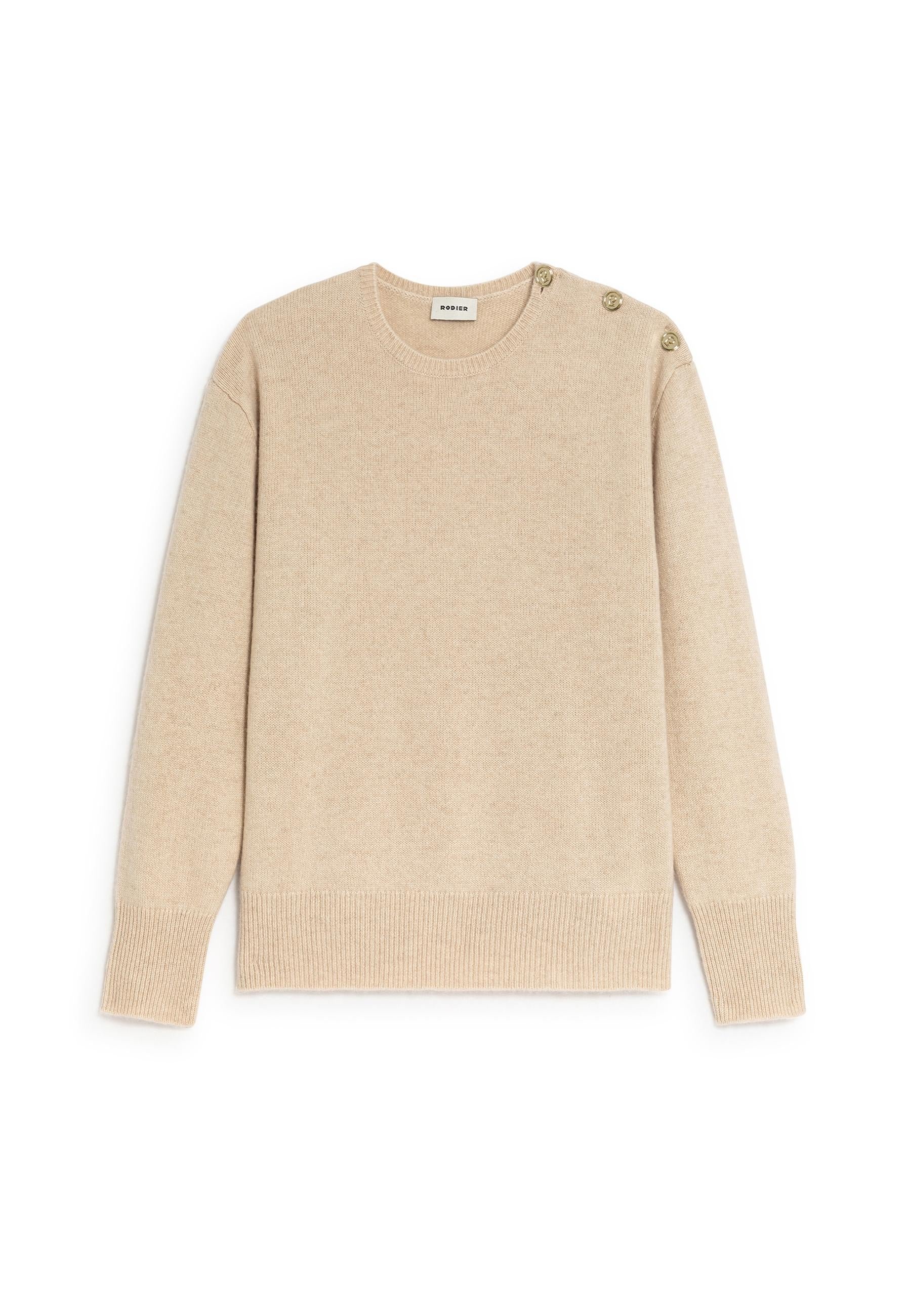 Oversized cashmere sweater RODIER White