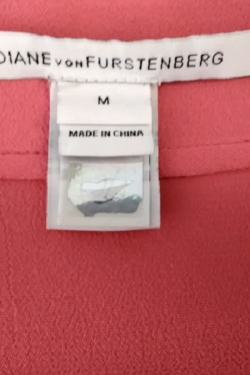 Azawood sleeveless top DIANE VON FURSTENBERG - Seconde Main Pink