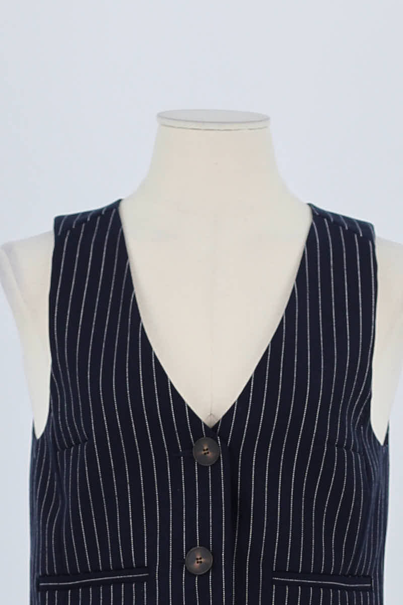 Azawood sleeveless top SEZANE - Seconde main Blue