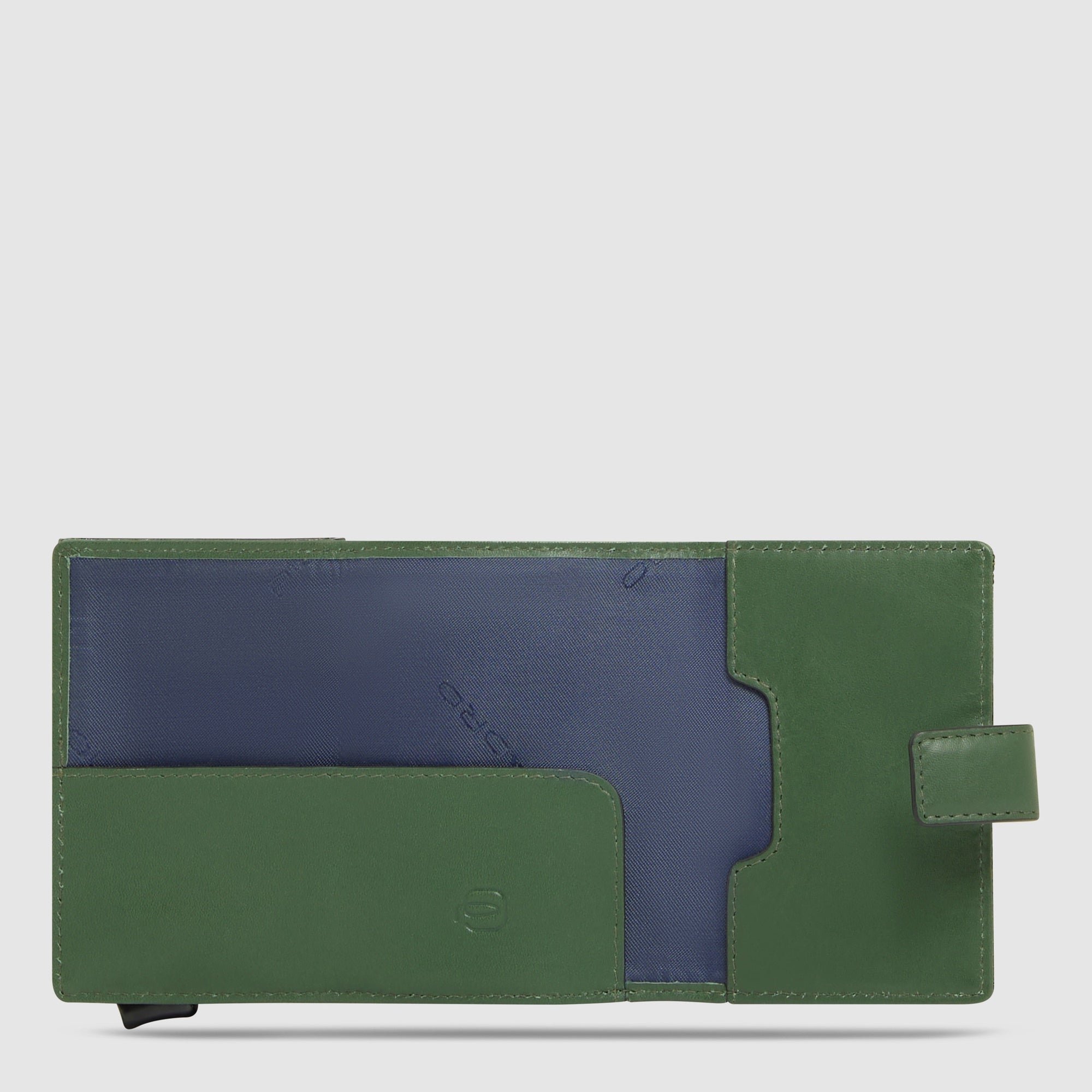 Automatic pop-up cardholder PIQUADRO Green