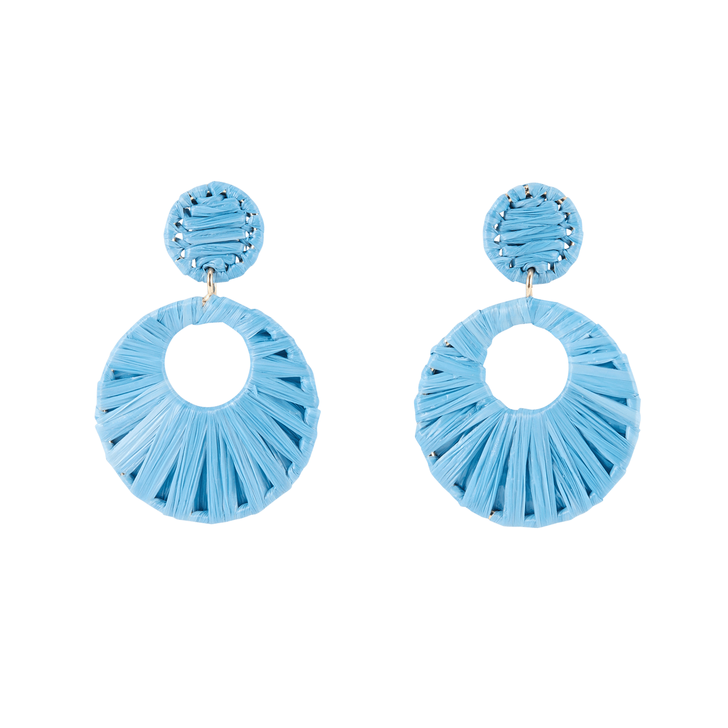 Runde Ohrringe FEEKA Blau