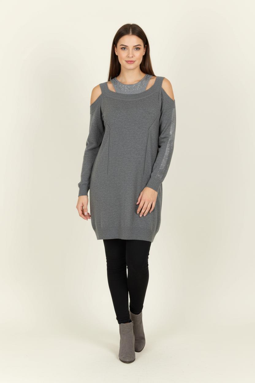 Short & midi dress LIU JO - SECONDE MAIN Grey