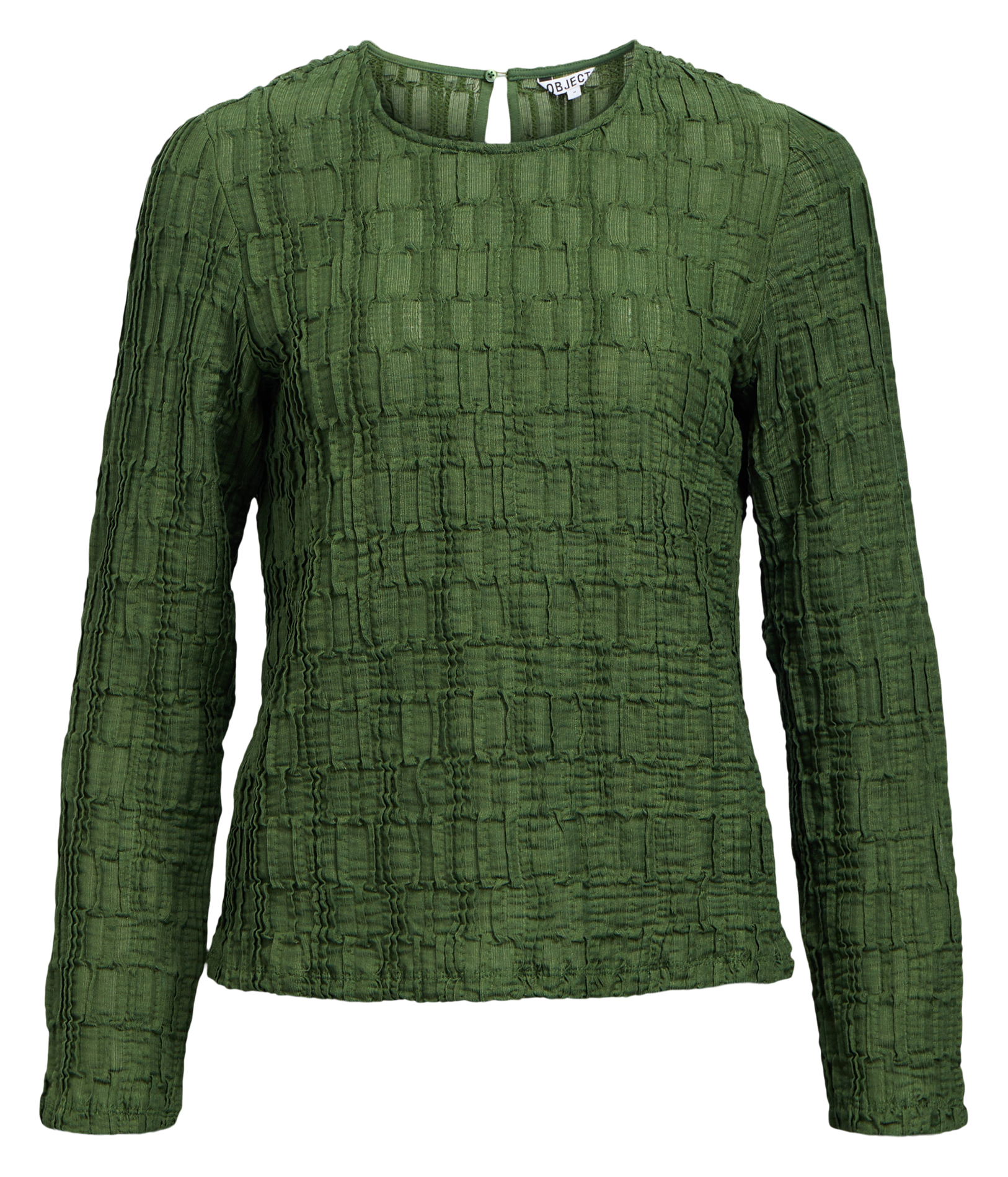 Textured Long Sleeve Top OBJECT