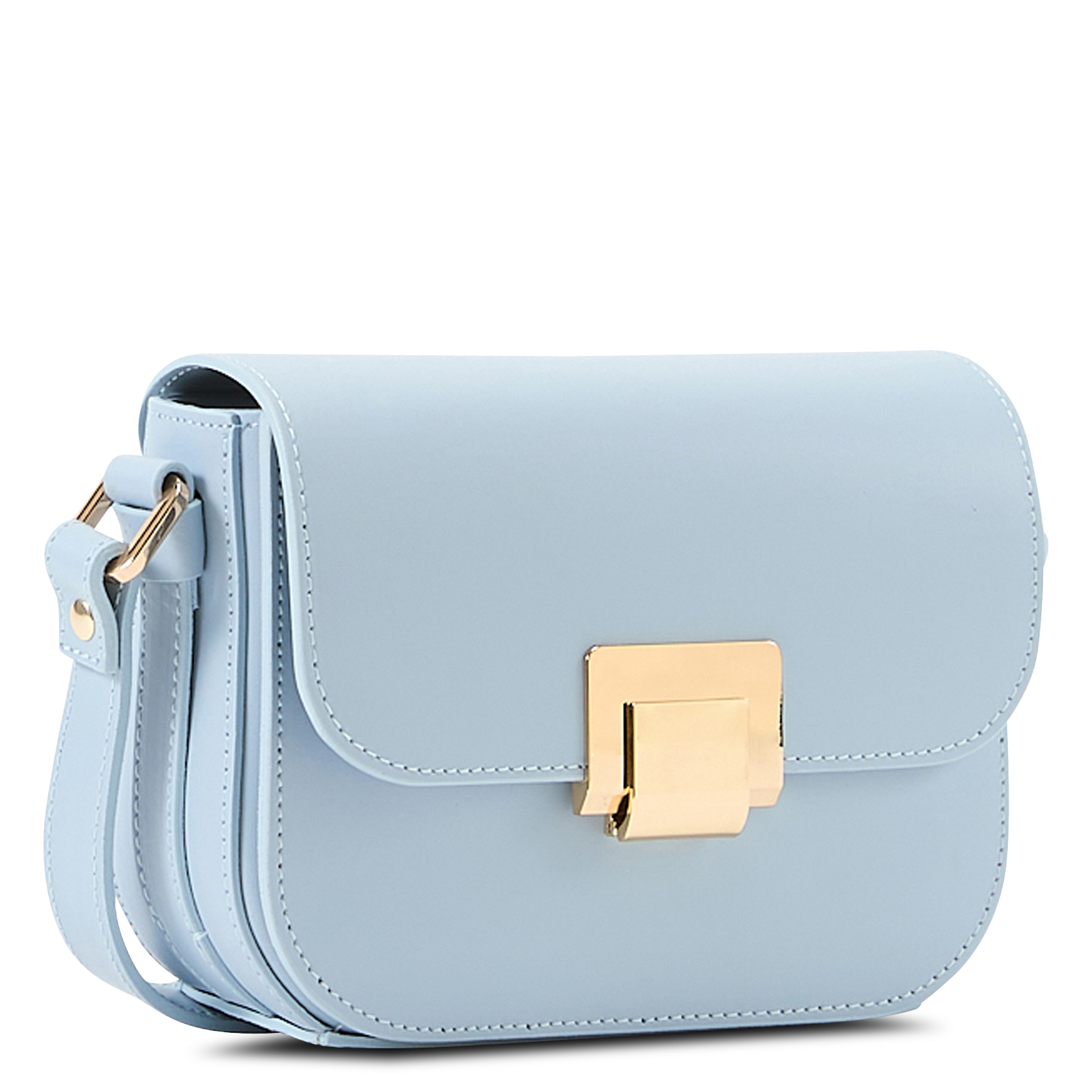 Leren schoudertas | Blauw SAISON 1865 Dames