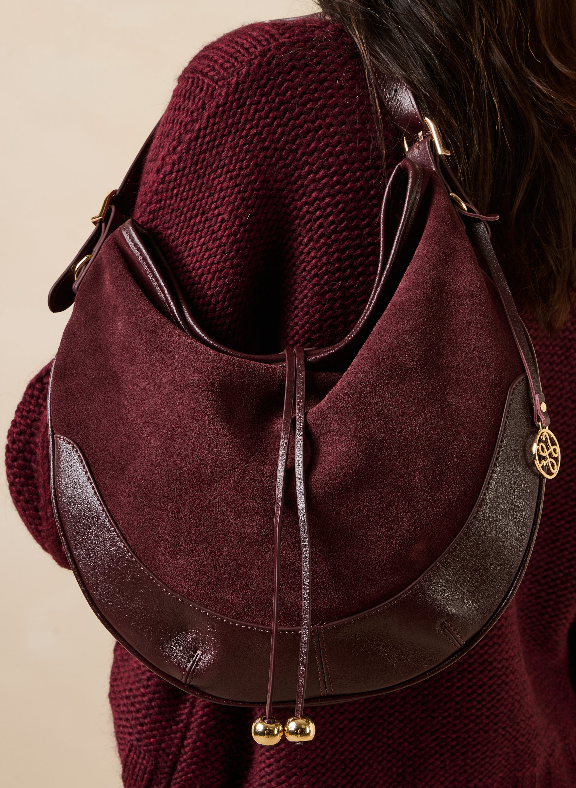 Lederhandtasche LA FEE MARABOUTEE Rot