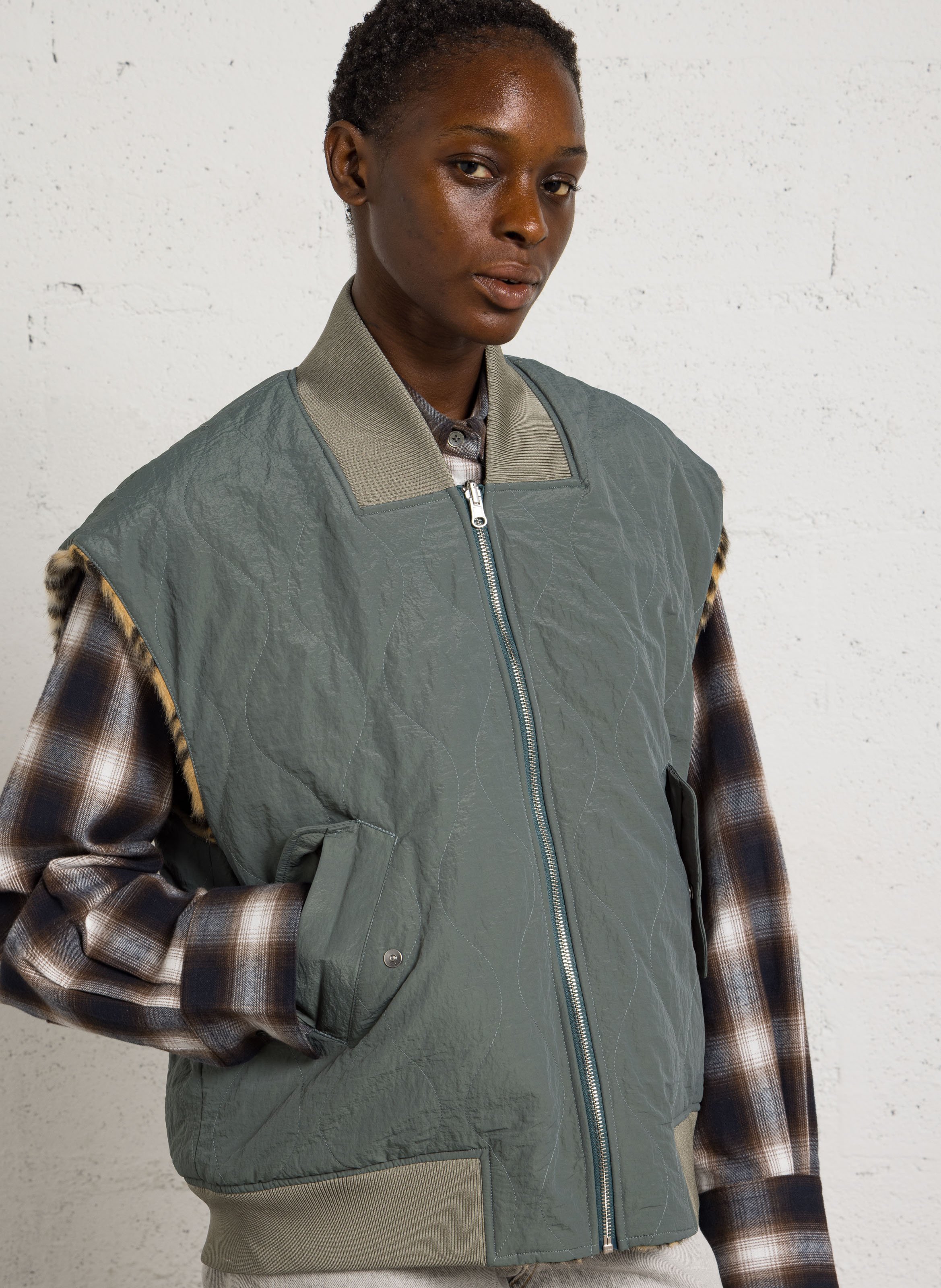 Jacke mit Stehkragen BELLEROSE Khaki