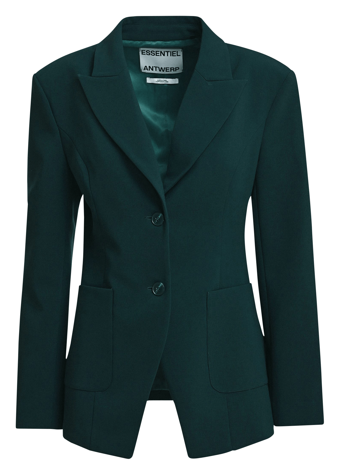 Chaqueta blazer entallada ESSENTIEL ANTWERP Verde