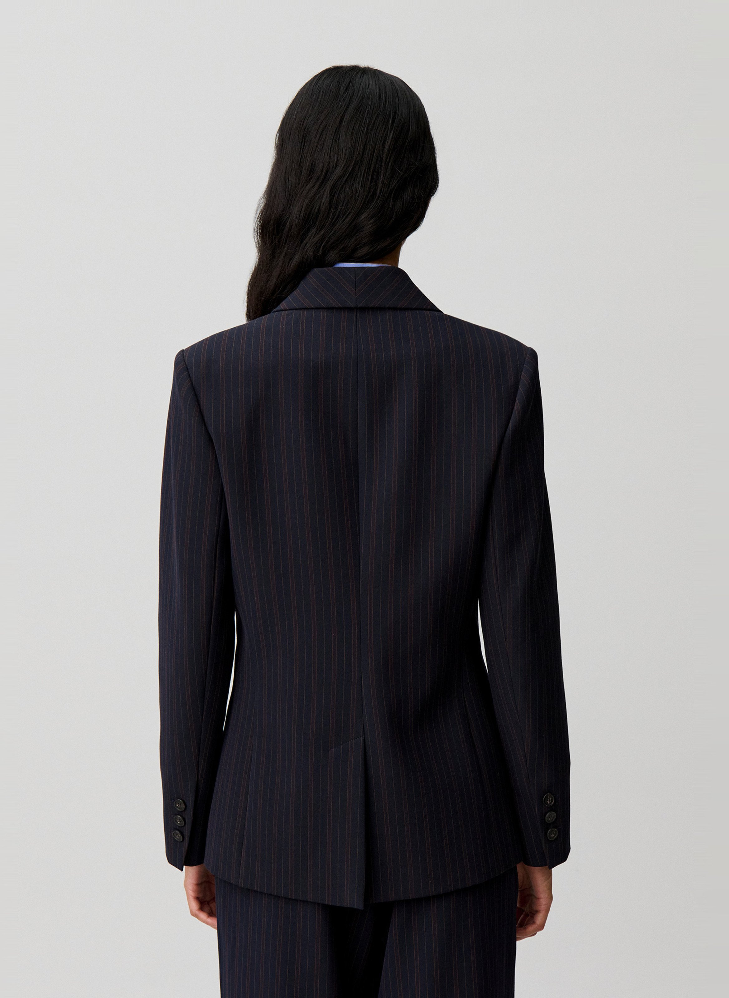 Rechte, gestreepte blazer CLAUDIE PIERLOT Veelkleurig