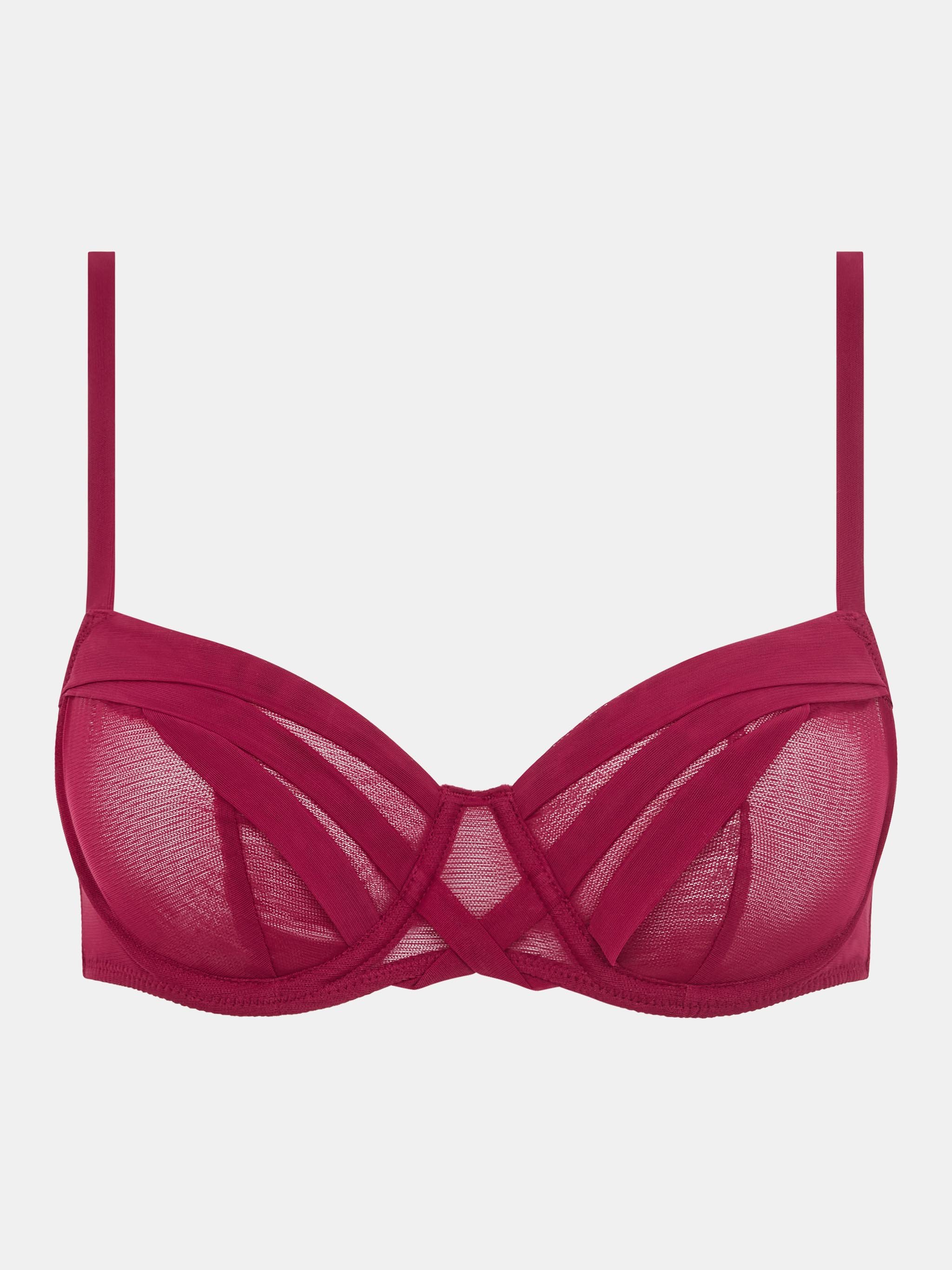 Demi-cup bra | Red CHANTELLE X Women