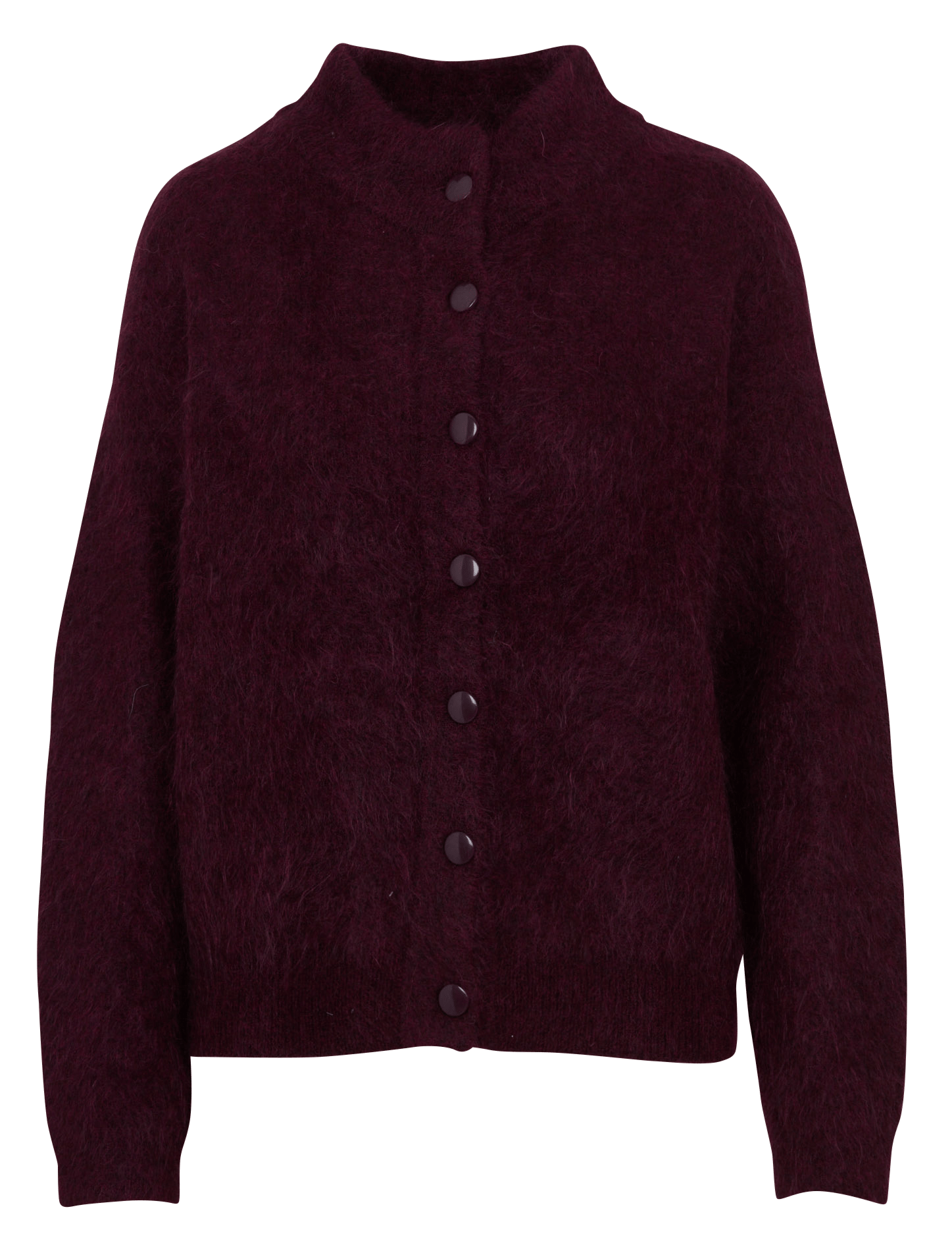 Gilet oversize en laine mélangée MAISON 123 Violet