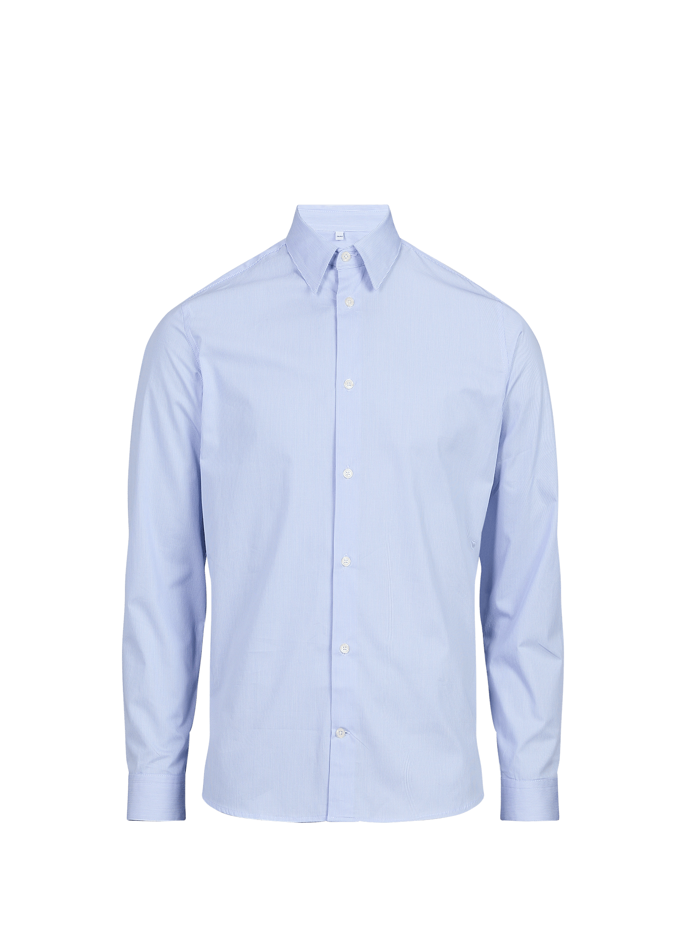 Slim-fit striped cotton shirt - Hay-S AU PRINTEMPS PARIS Blue