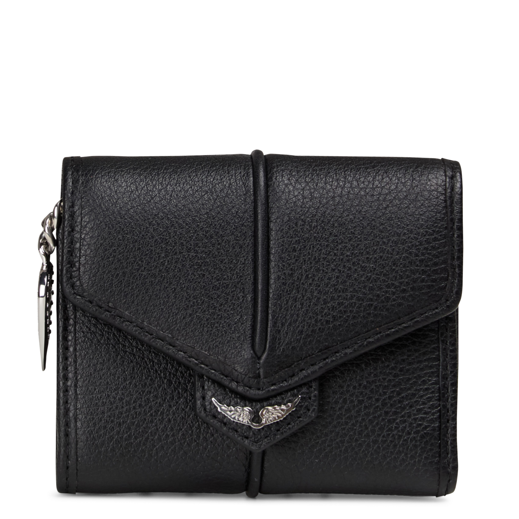 Portefeuille en cuir  ZADIG&VOLTAIRE Noir