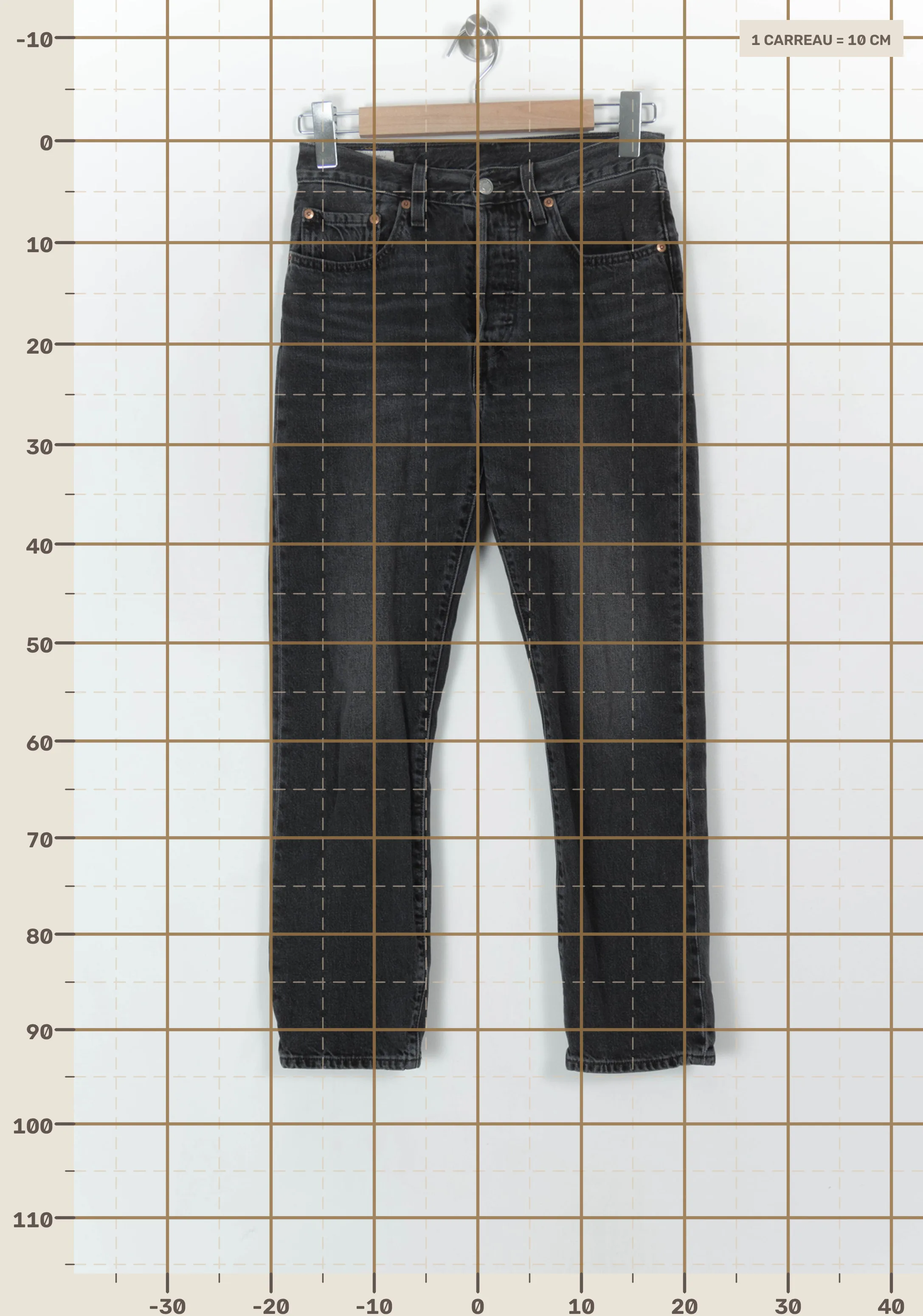 Jeans LEVI'S - Seconde main Grey