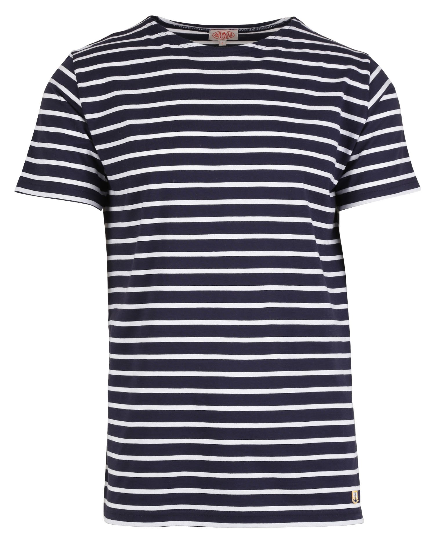 Tee-shirt col rond regular-fit en jersey de coton light ARMOR LUX Bleu