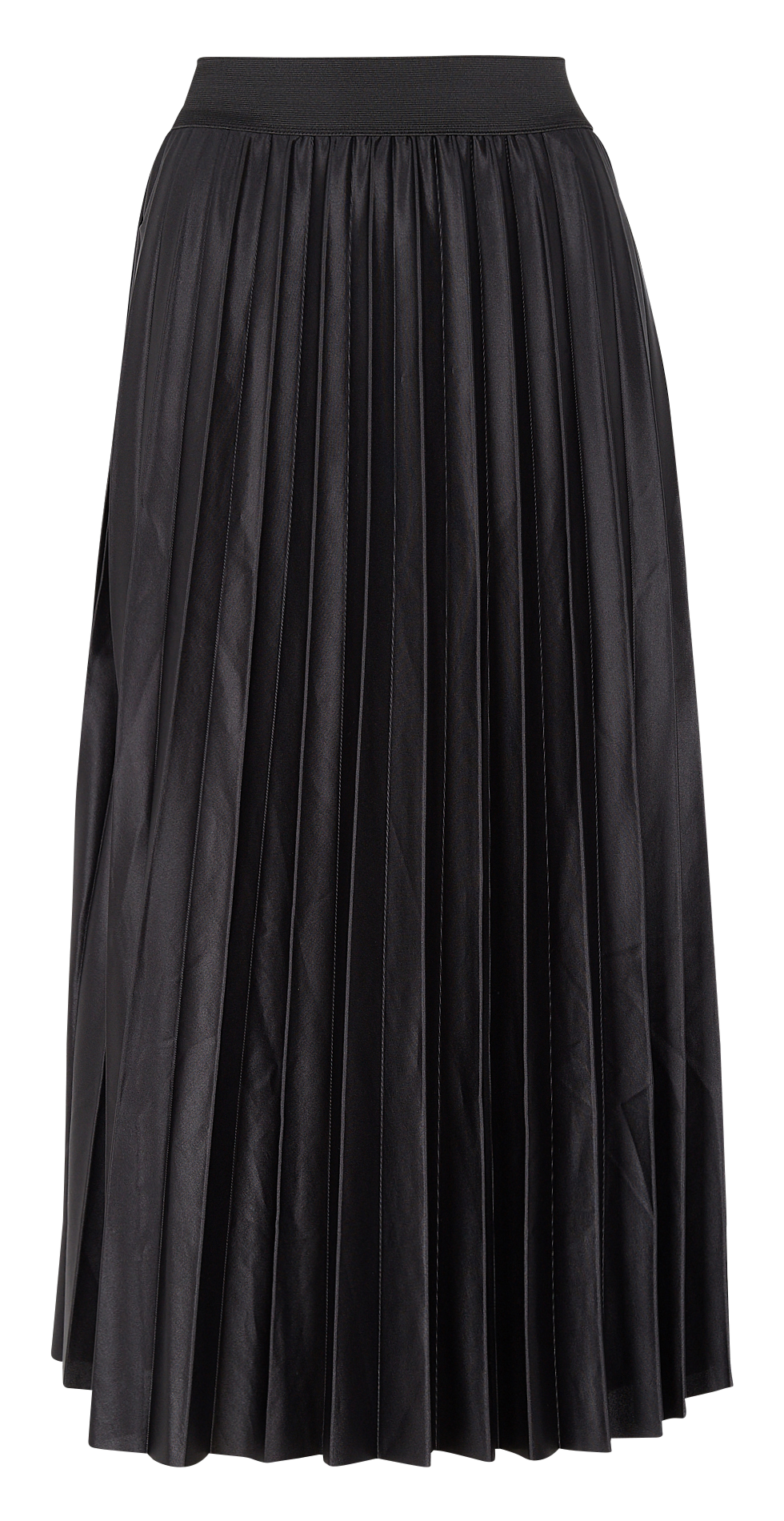 Jupe mi-longue plissée  VILA Noir