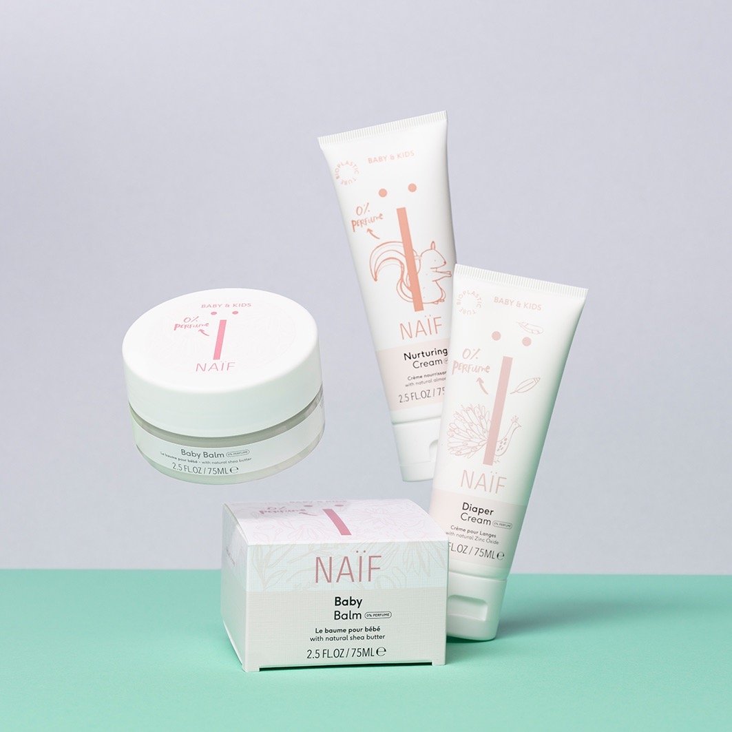 Diaper Cream 0% Perfume NAÏF No color