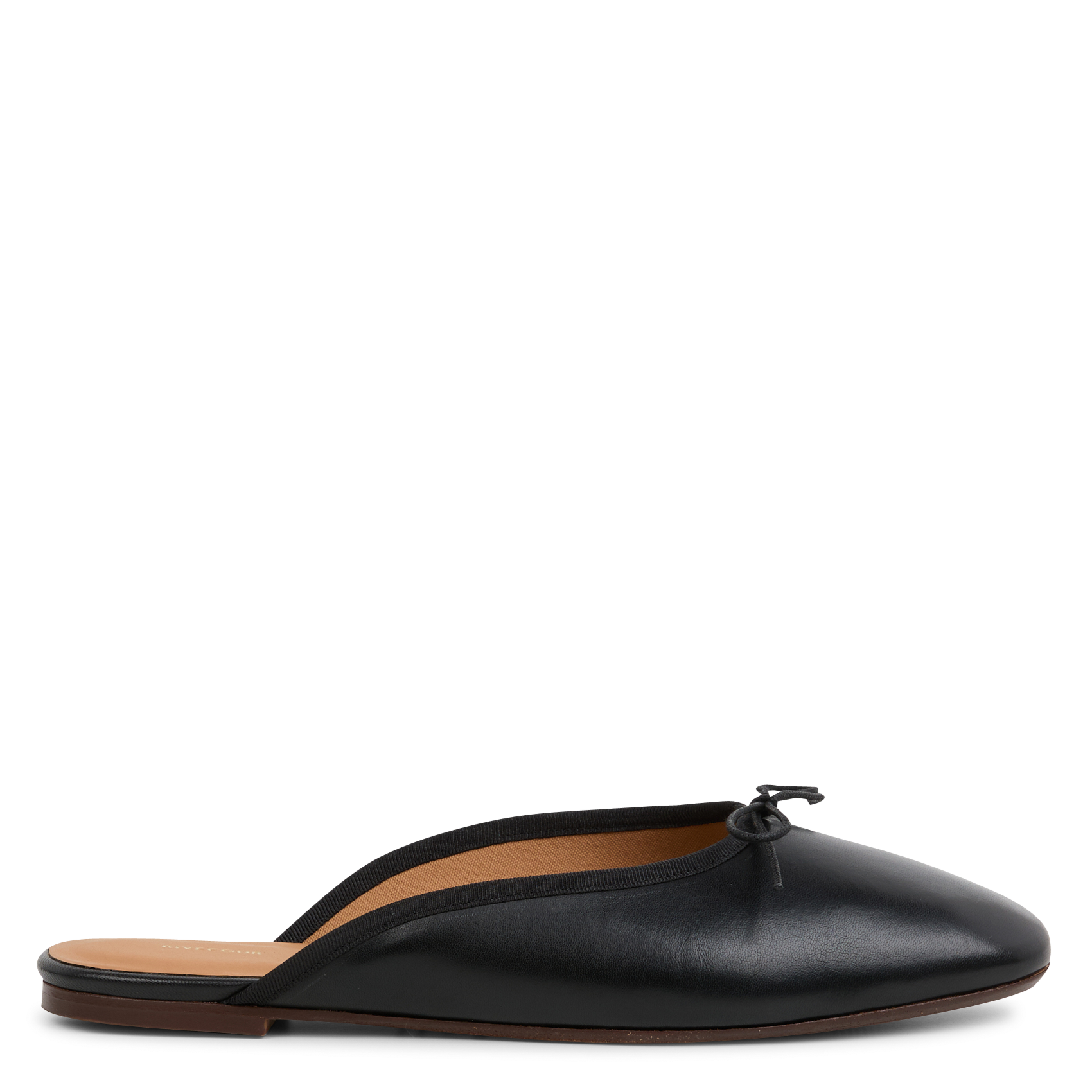 Leather mules RIVECOUR Black