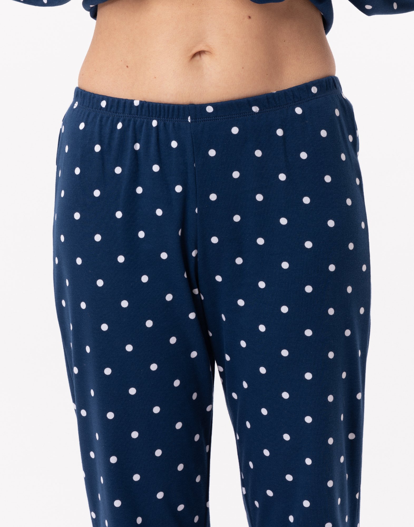 Cotton pajama top LE CHAT Blue