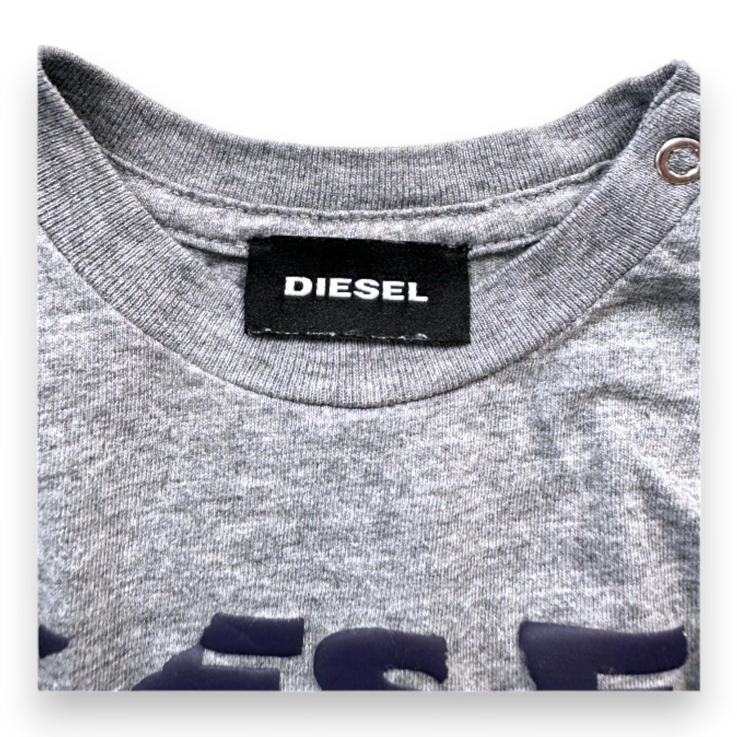 Grey Baby T-shirt - 3 months DIESEL  - Seconde Main Grey