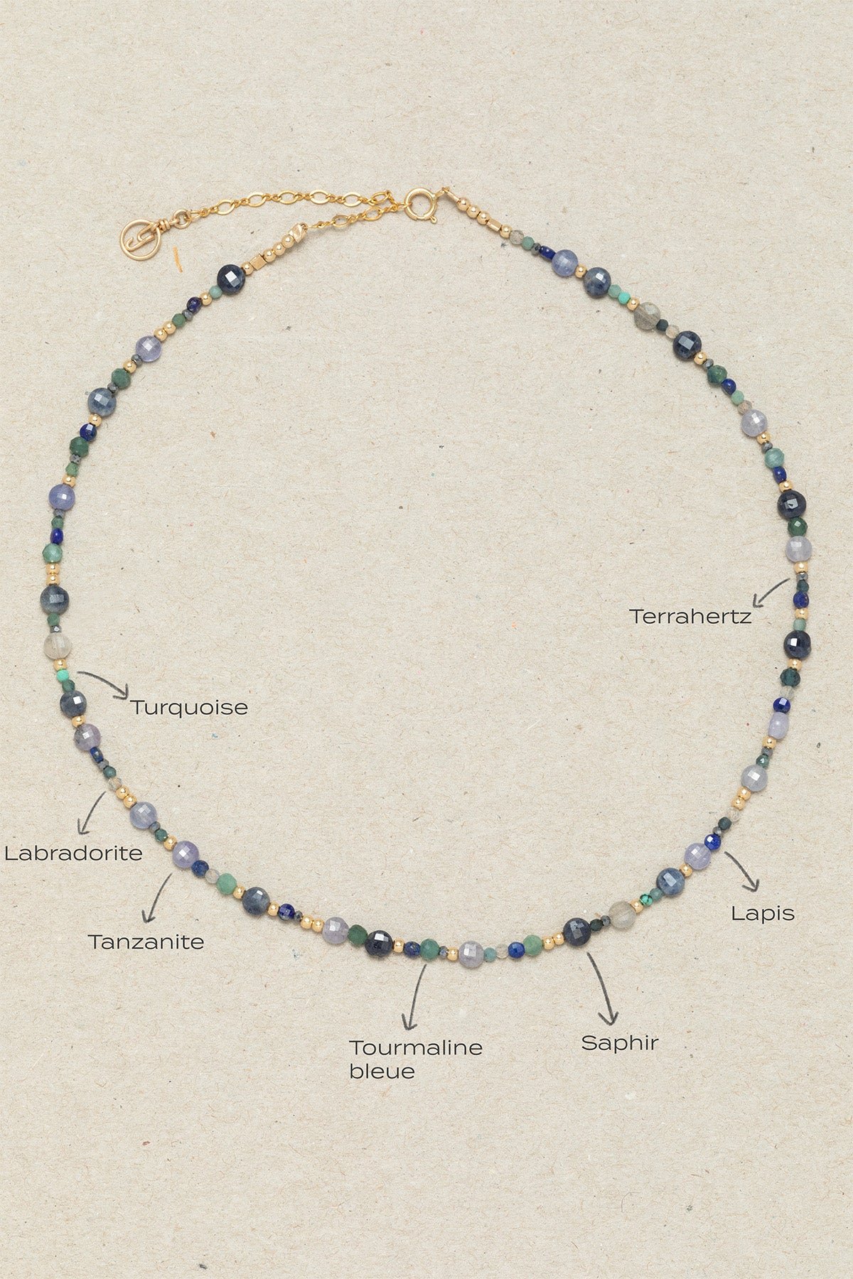 Venus Necklace - Azure YAY Blue