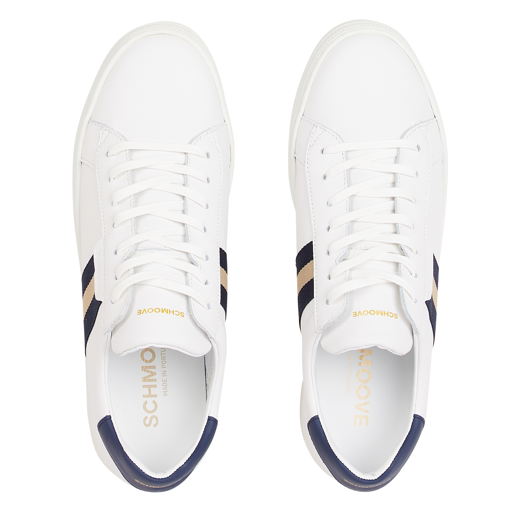 Baskets basses en cuir mélangé SCHMOOVE Multicolore