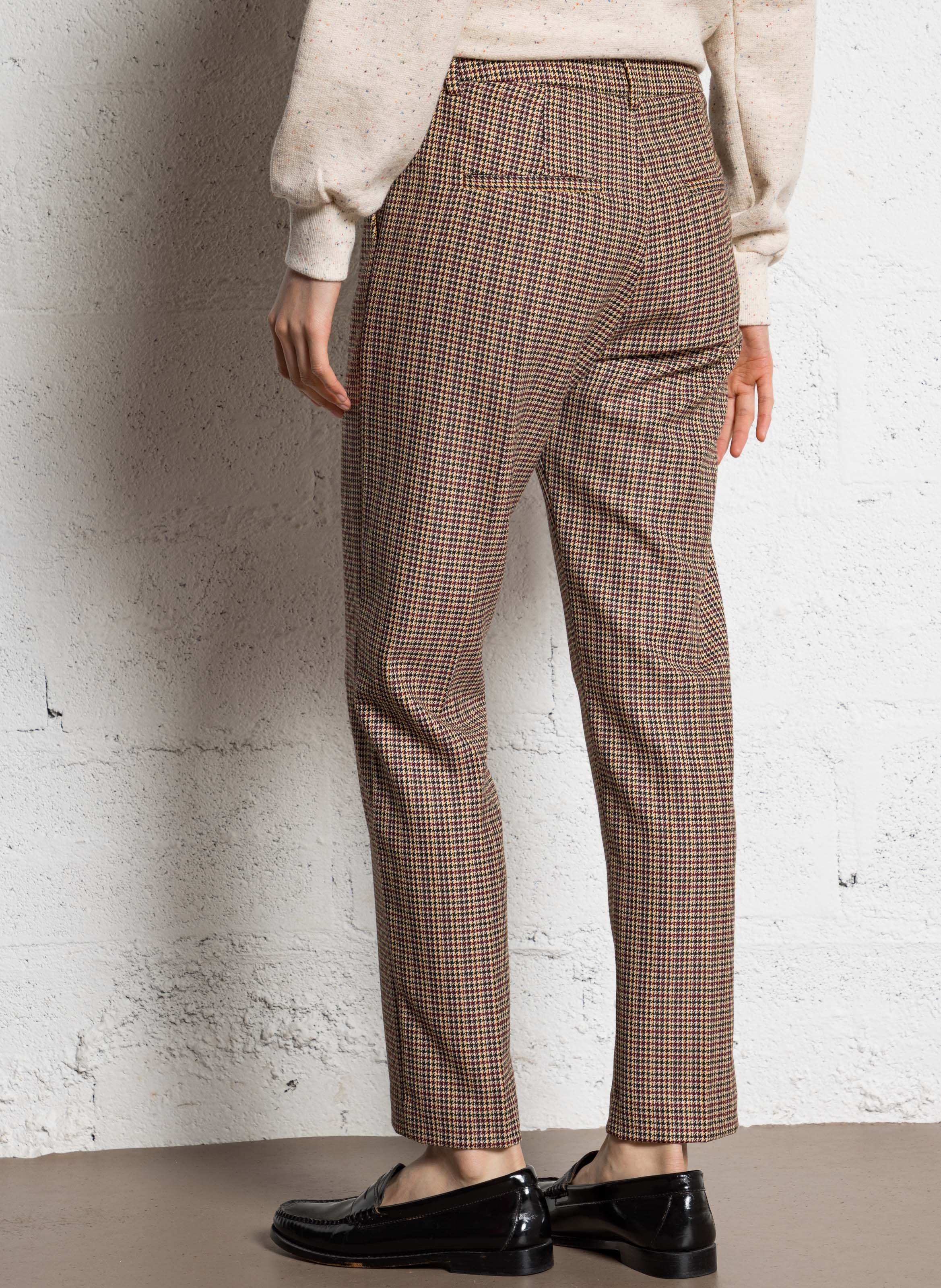 Printed tailored pants I CODE Pink