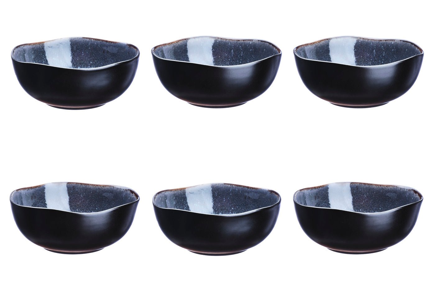 Bol iris ø16,5cm - 6 pièces - bleu nuit BJORN Bleu