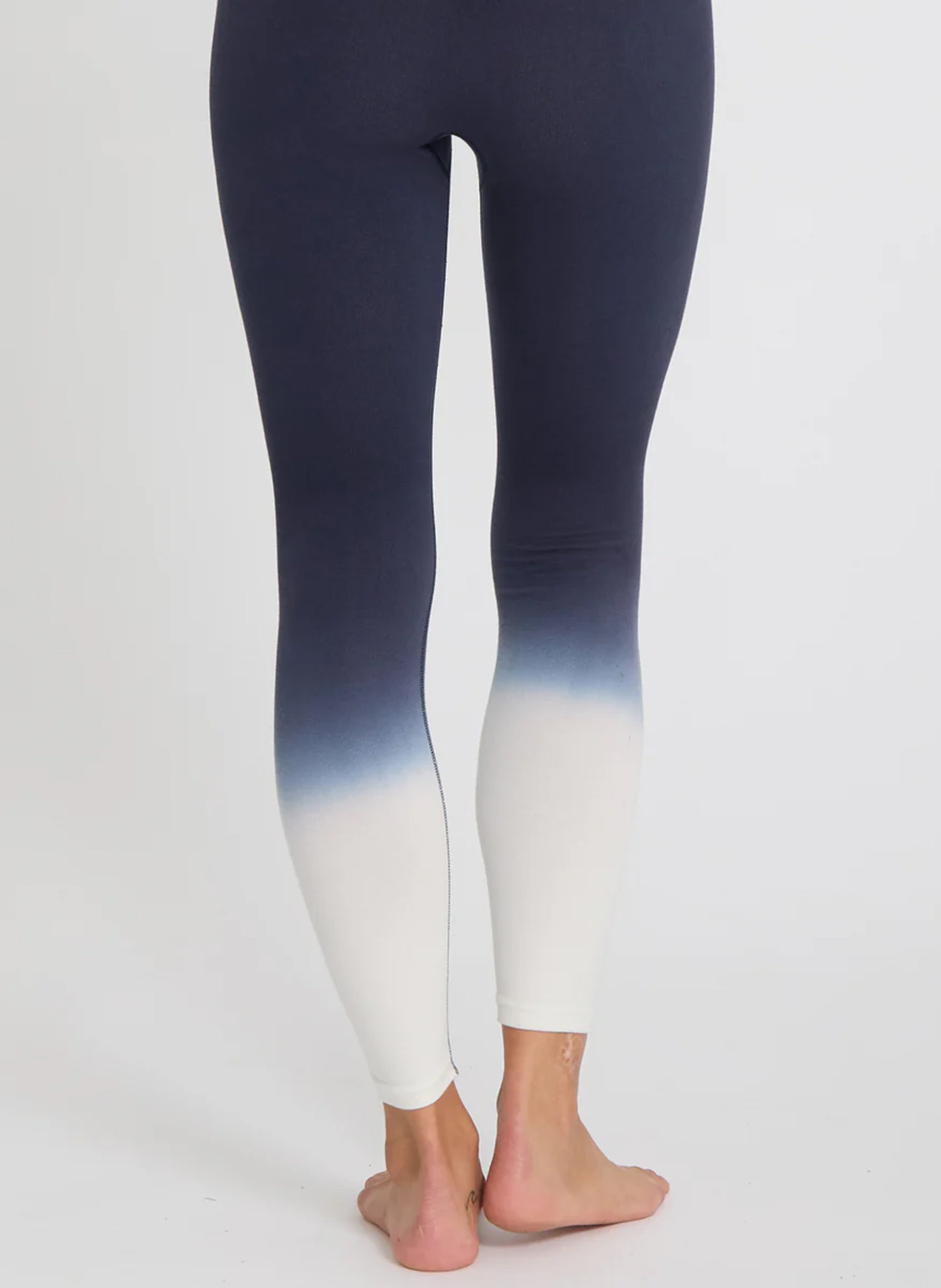 Legging uni dégradé en coton mélangé YOGA SEARCHER Bleu