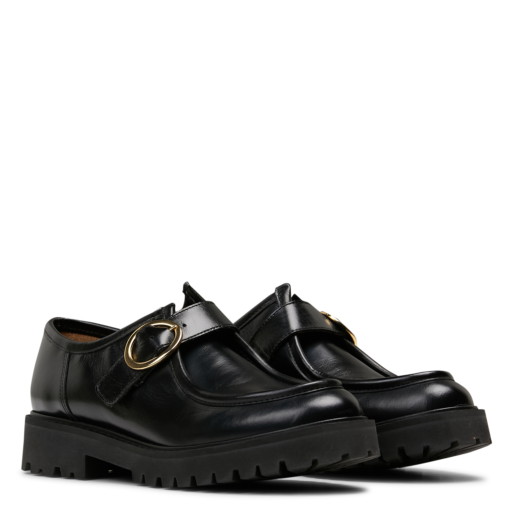 Mocassins van leer MAISON TOUFET Zwart