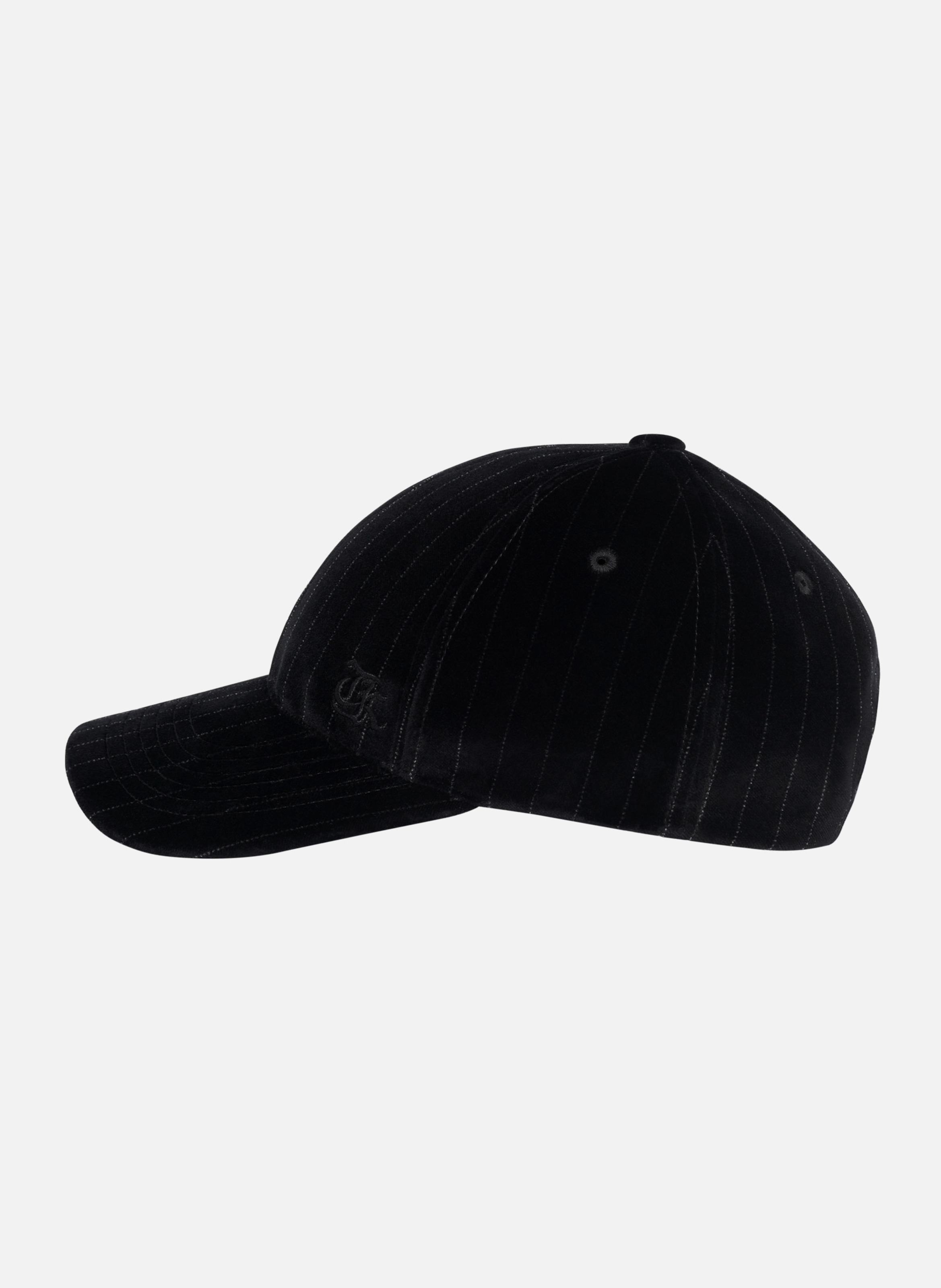Velvet cap with thin stripes THE KOOPLES Black