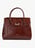 Croco embossed leather tote bag LANCASTER PARIS