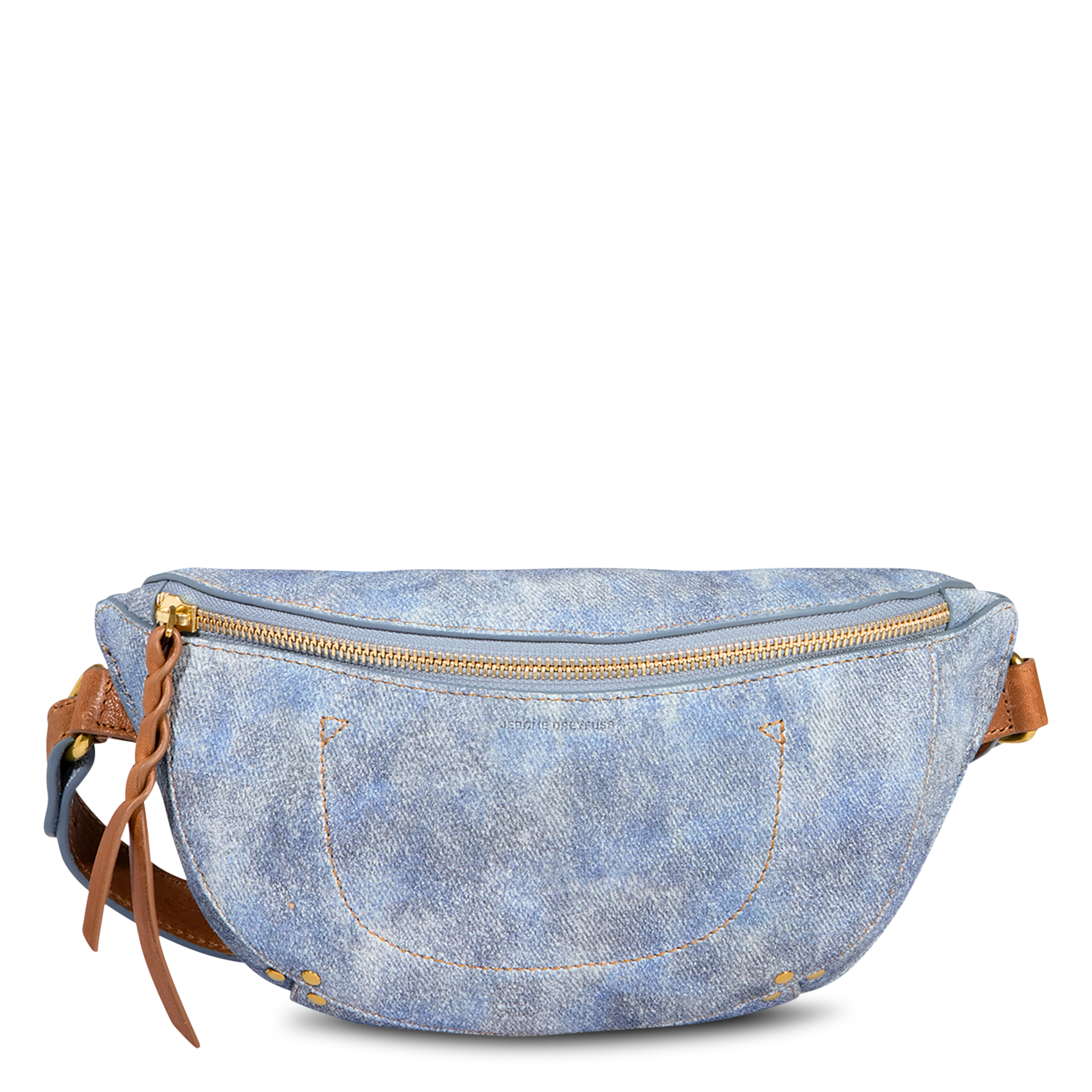 Printed suede waist bag JEROME DREYFUSS