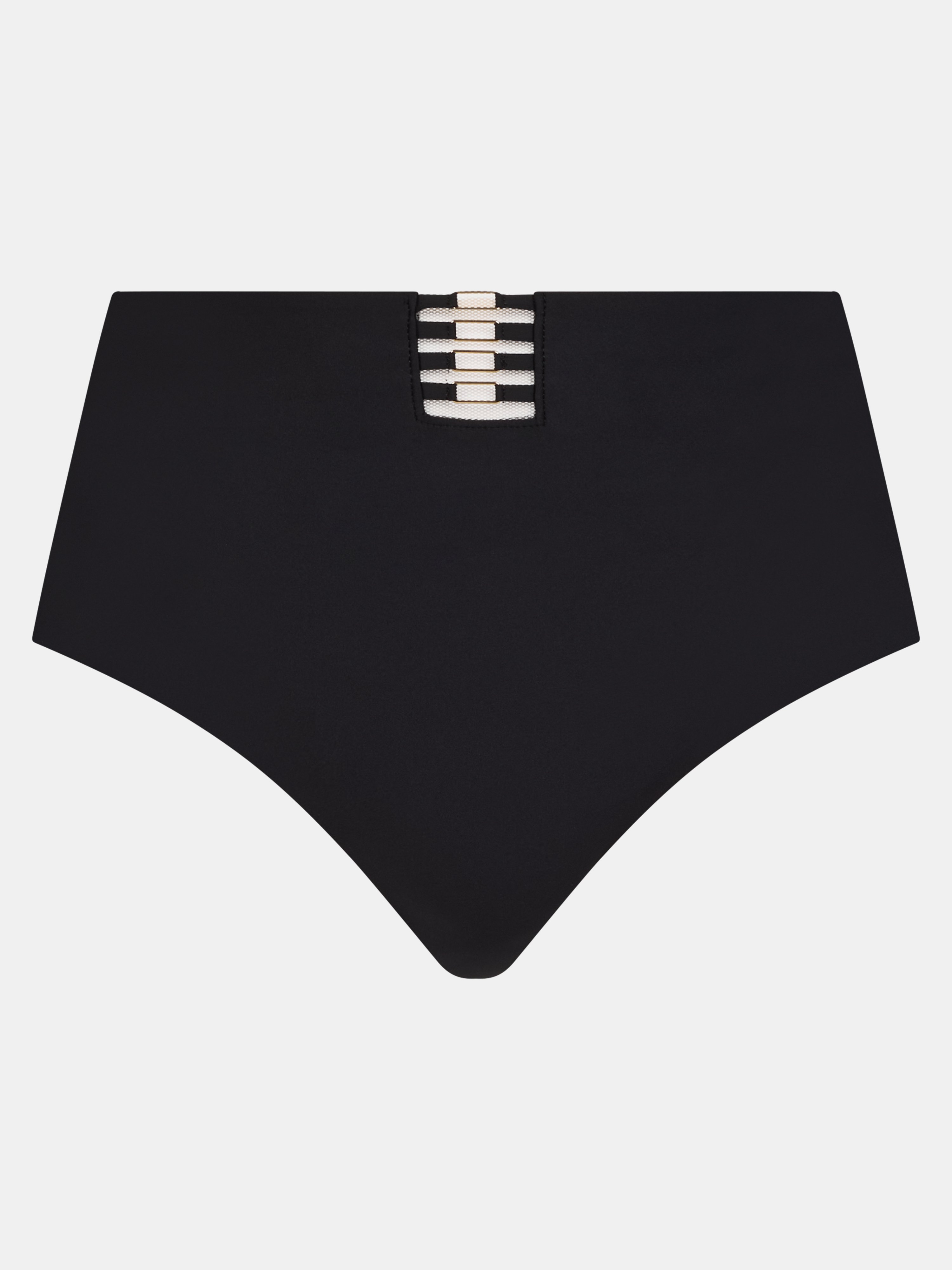 High-waisted lace panties CHANTELLE X Black