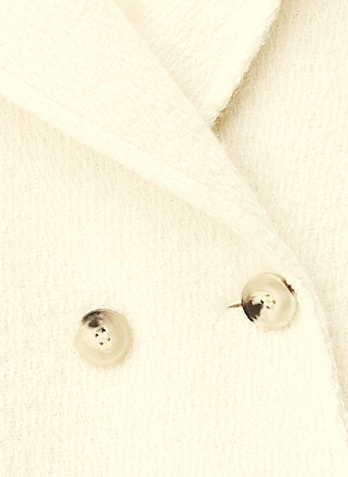 Lange oversized jas van wolmix BA&SH Beige