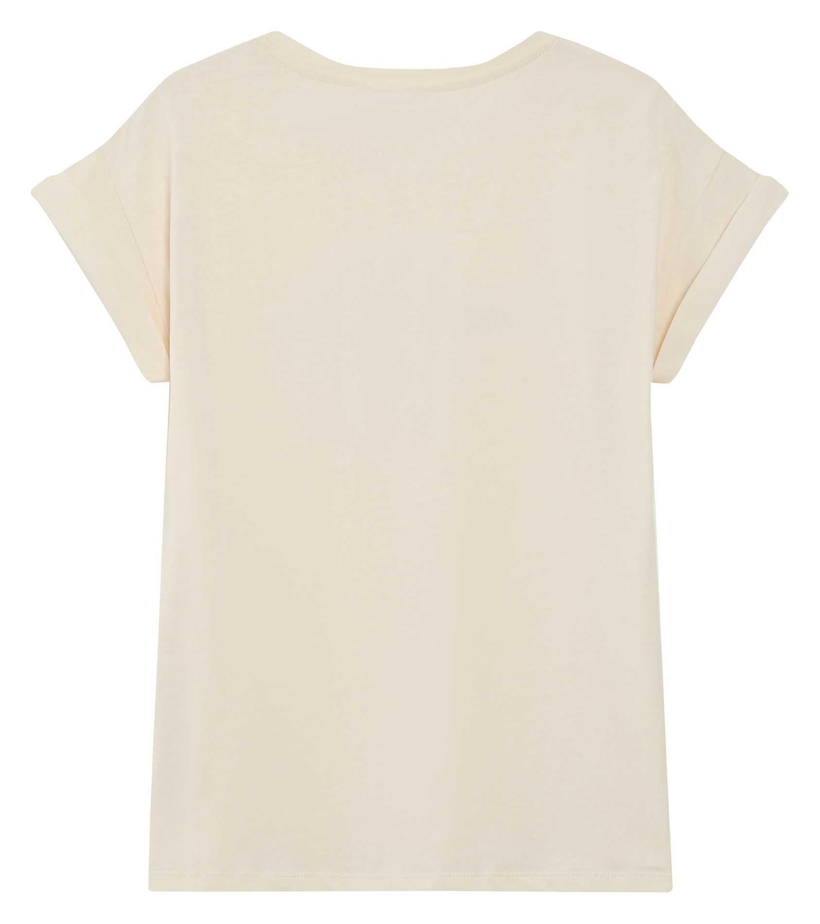 Tee-shirt col rond en coton  GRACE ET MILA Marron