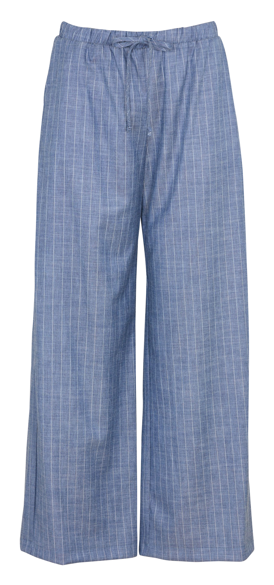 Pantalon large à rayures PLEASE Bleu