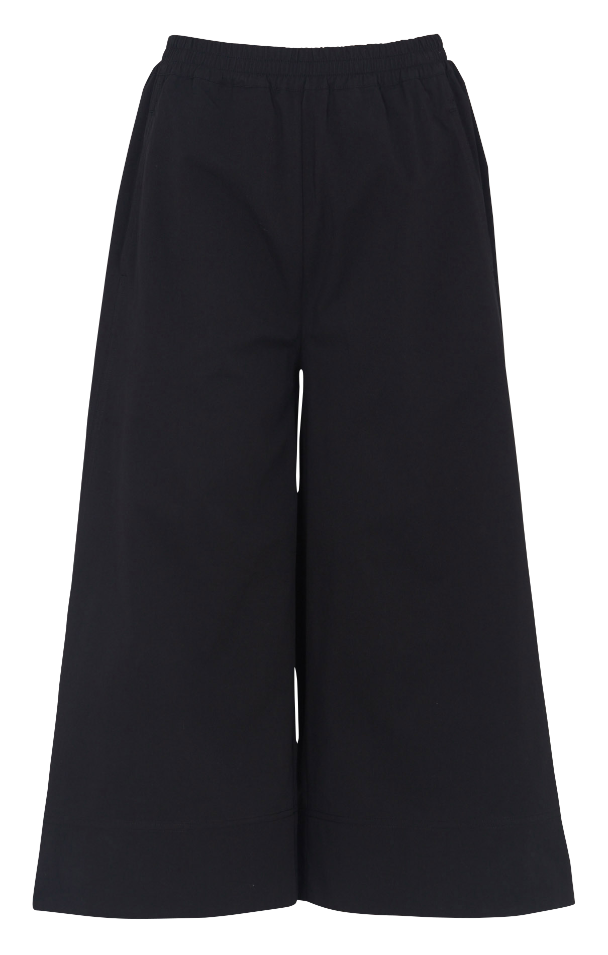 Wijde capribroek van katoenmix met hoge taille RUE DE TOKYO