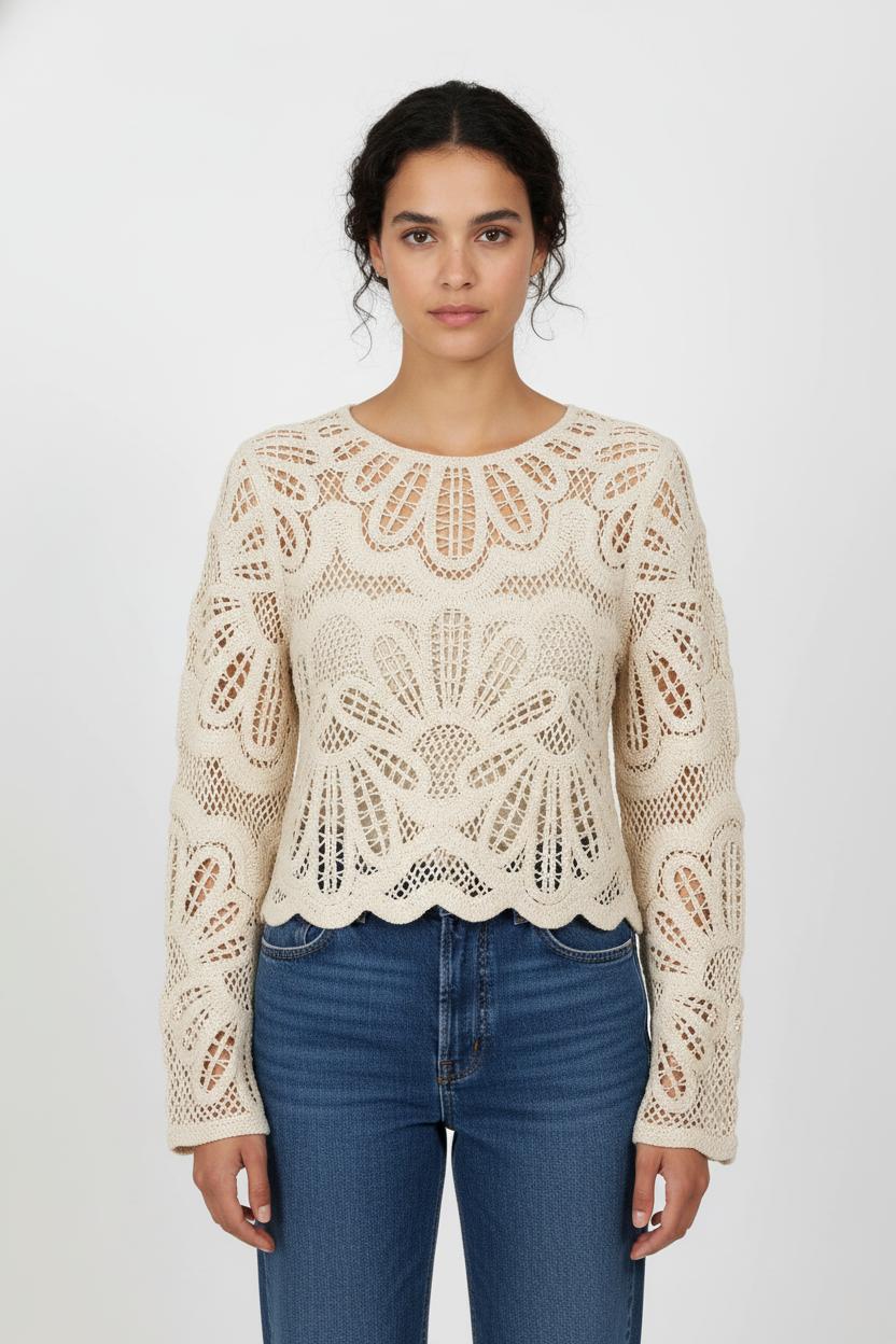 Maille SEZANE - Seconde main Beige