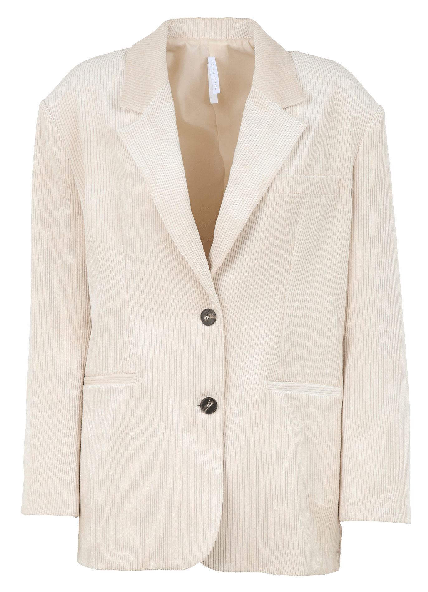 Oversized corduroy blazer IMPERIAL White
