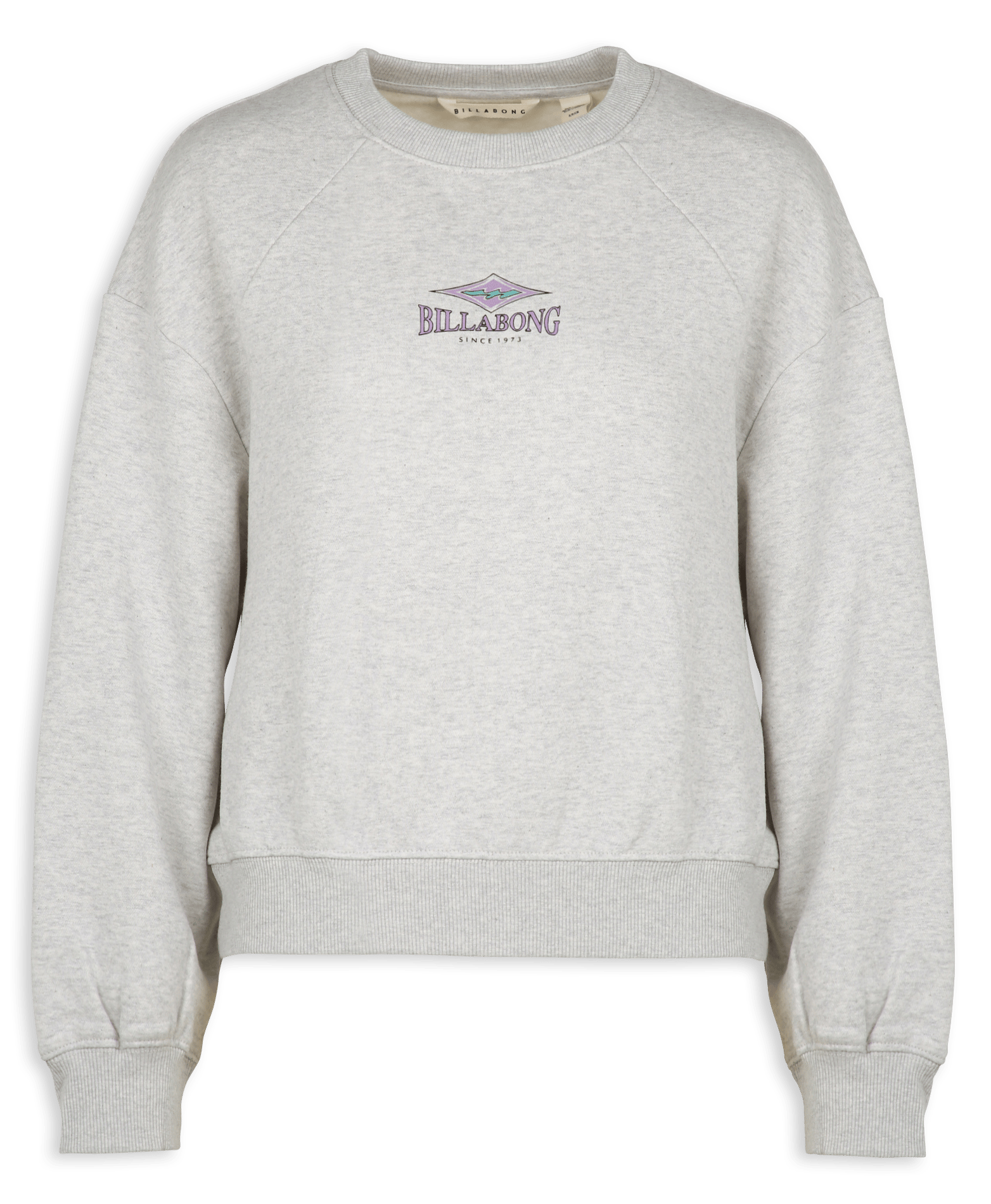 Sudadera holgada serigrafiada de mezcla de algodón con cuello redondo BILLABONG