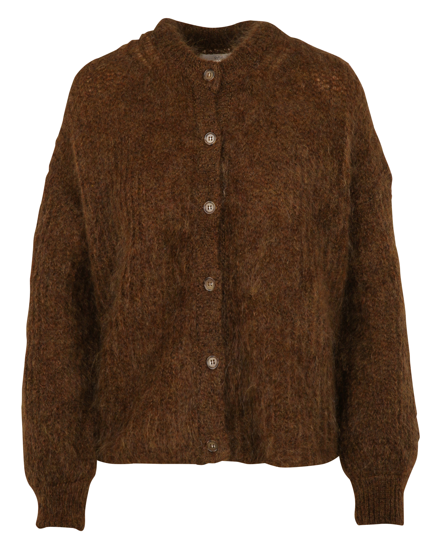 Loose-fit cardigan DES PETITS HAUTS Brown