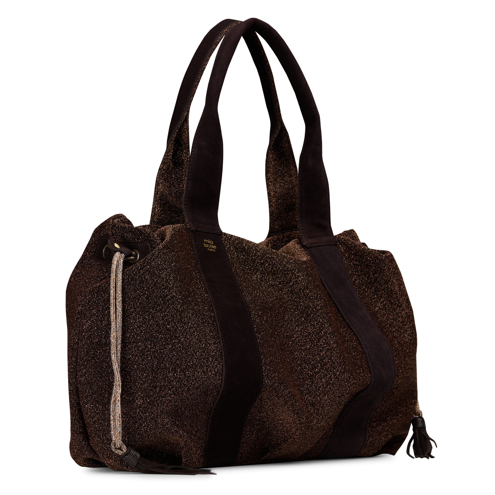 Billy L leather bag  MILA LOUISE Brown