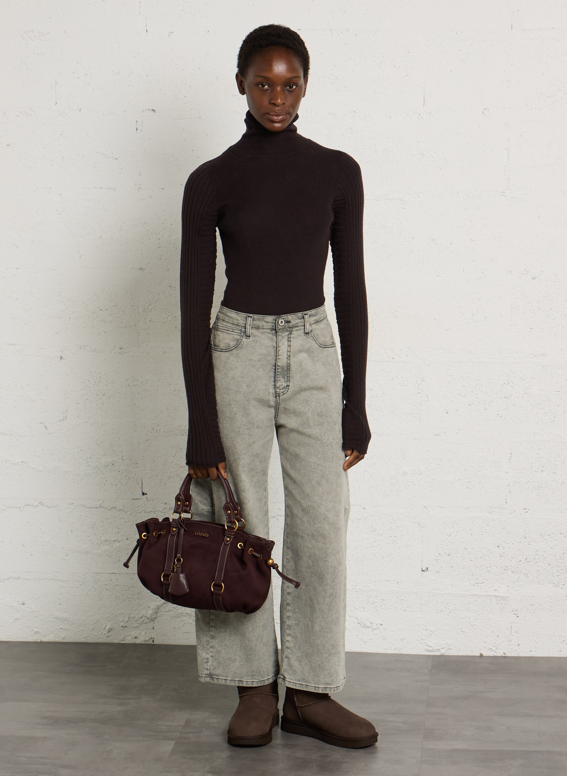 Plain crossbody bag LIU JO Plums