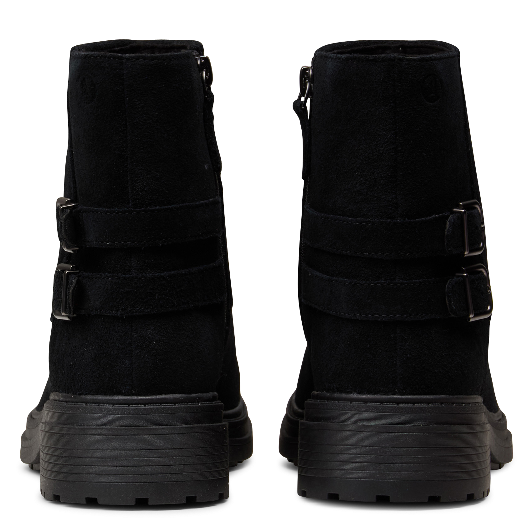 Bottines à boucles en cuir CLARKS Noir