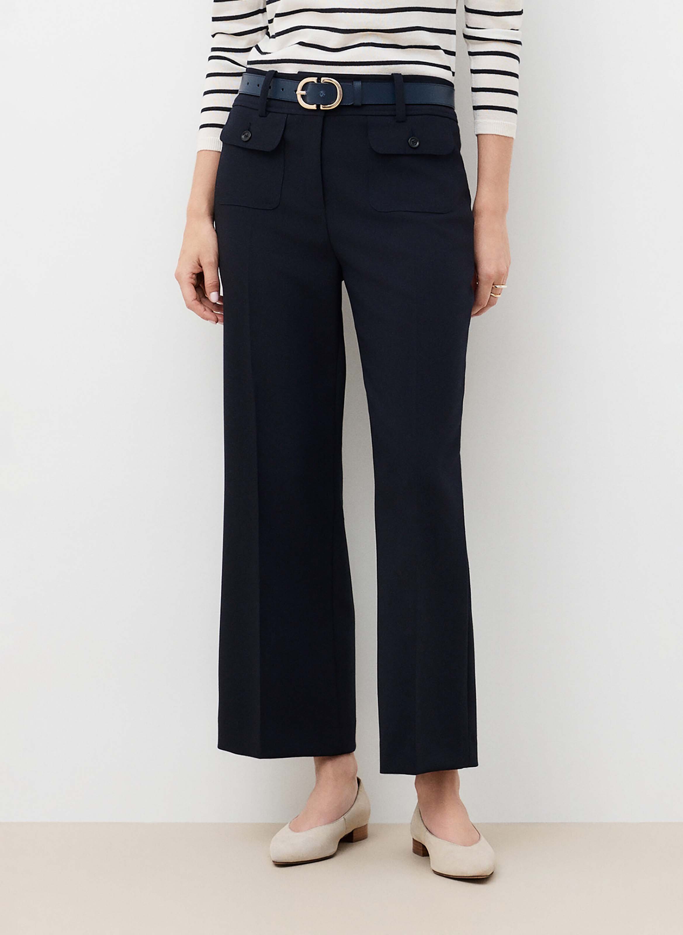 Gerade geschnittene 7/8-Hose CAROLL Blau