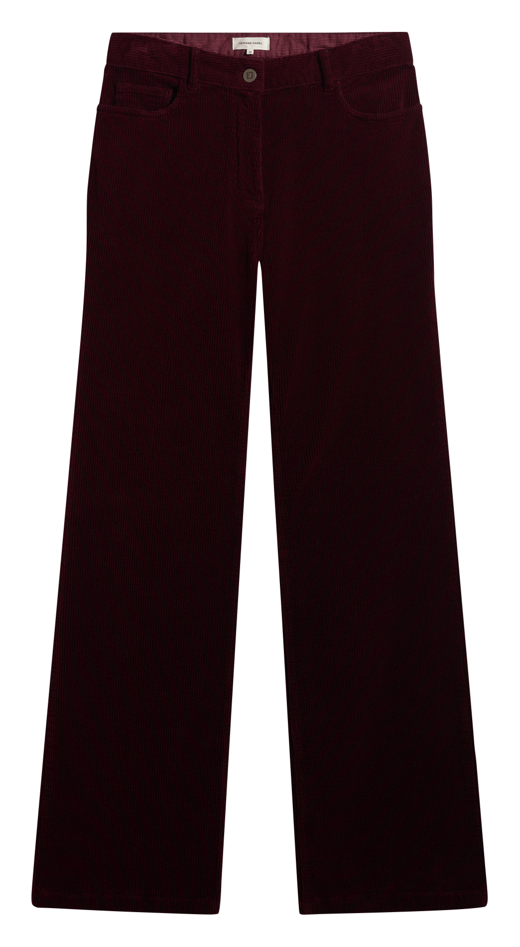Weites Cord-Samt-Hose aus Baumwollmischung GERARD DAREL Rot