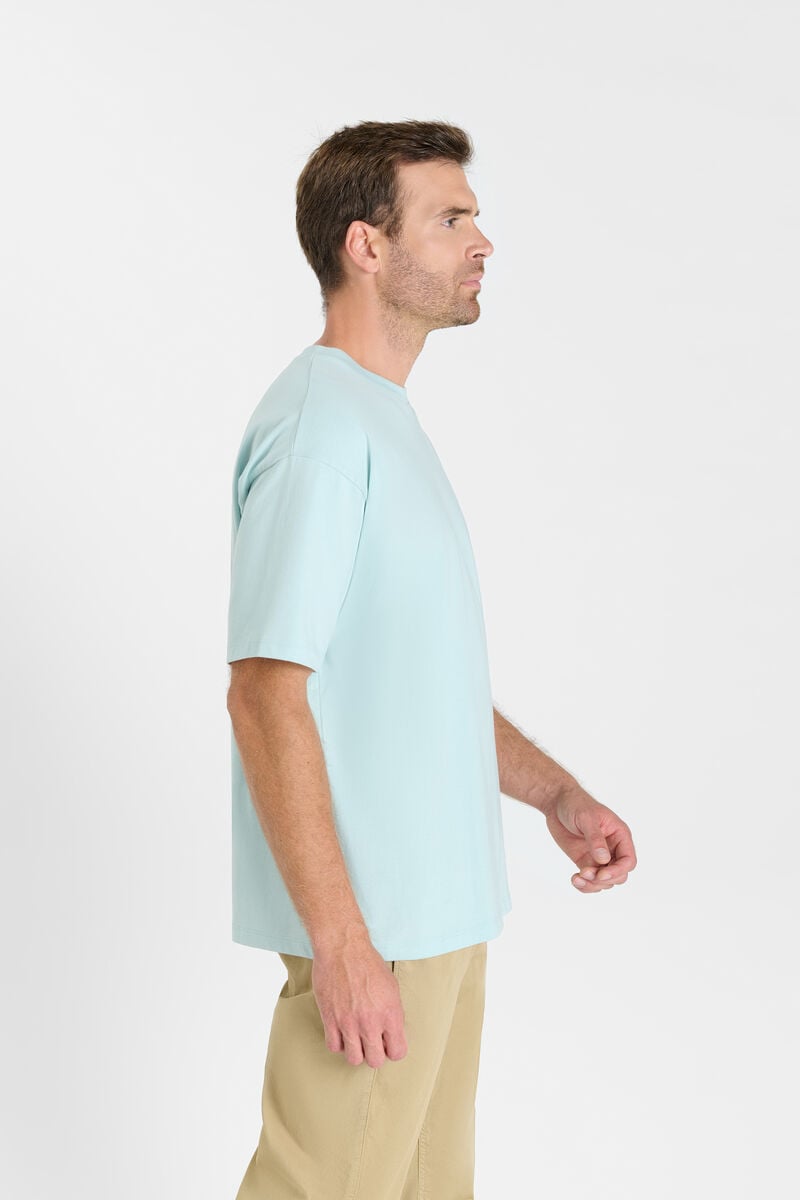 Round-neck T-shirt LE TEMPS DES CERISES Blue