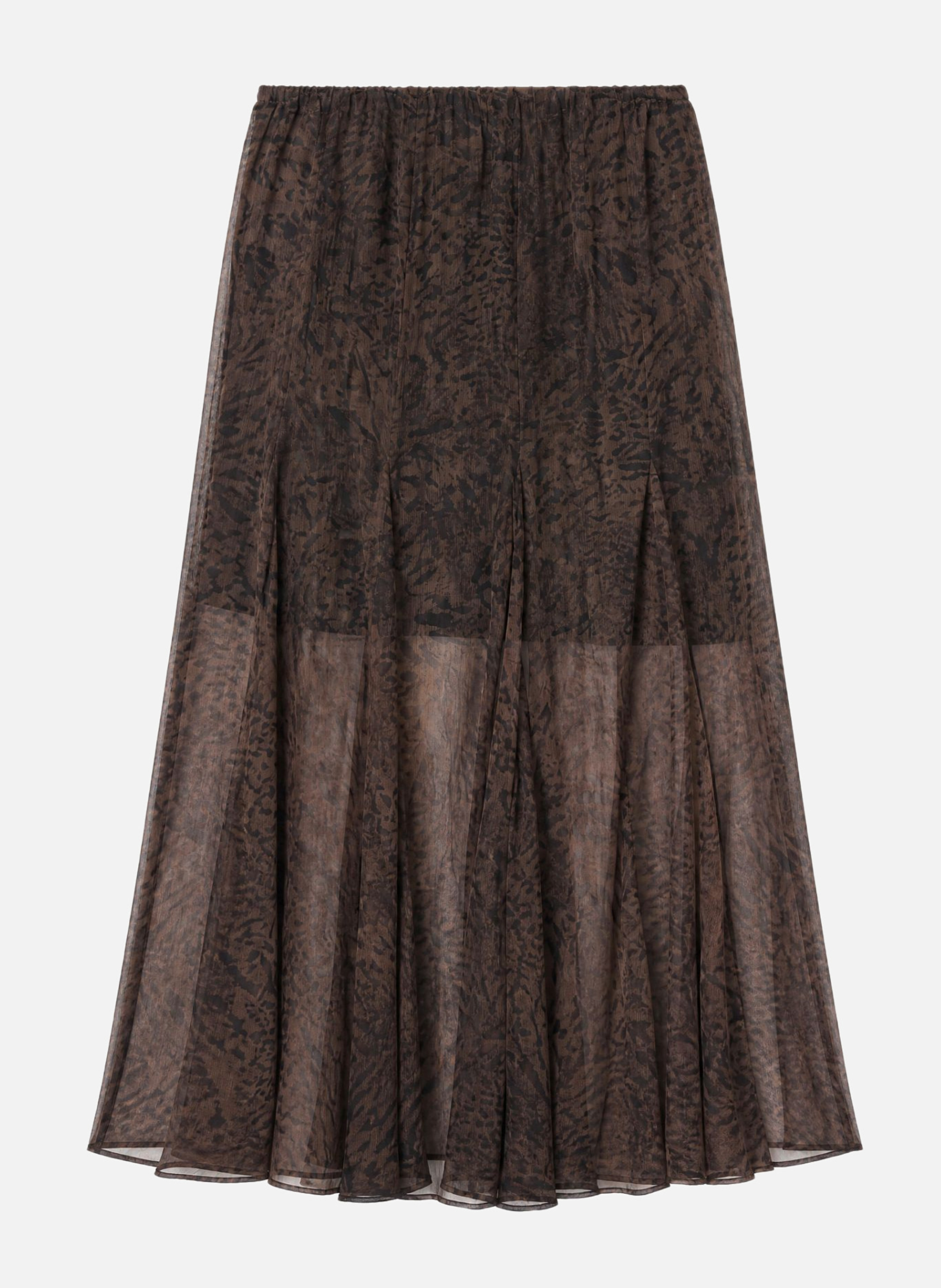 Long leopard print skirt THE KOOPLES Multicolored